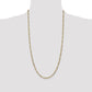 Semi-Solid Figaro with Lobster Clasp Chain - WBC