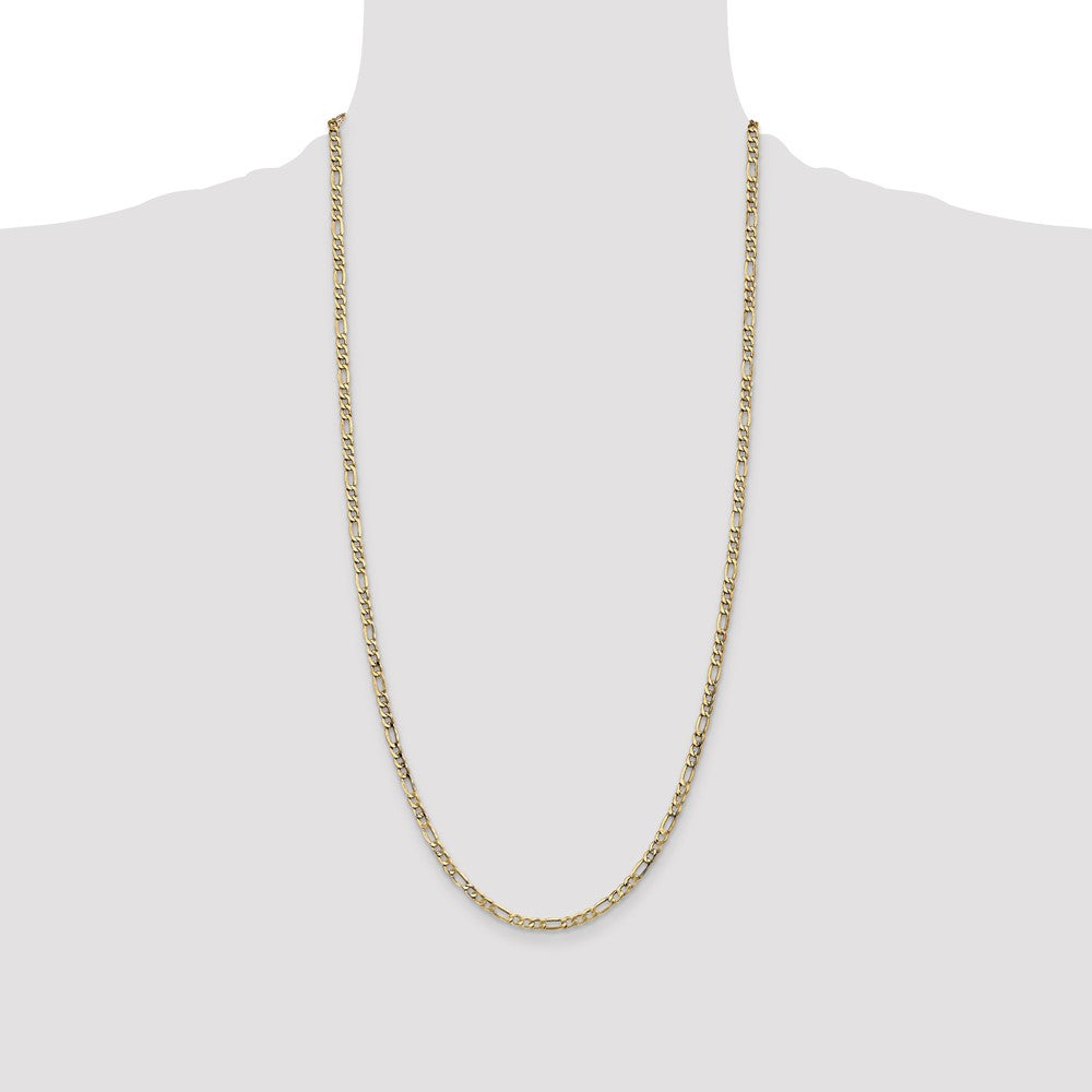 Semi-Solid Figaro with Lobster Clasp Chain - WBC