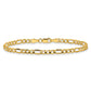 Semi-Solid Figaro with Lobster Clasp Bracelet - WBC