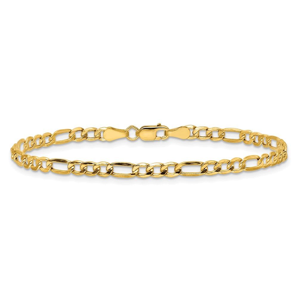Semi-Solid Figaro with Lobster Clasp Bracelet - WBC