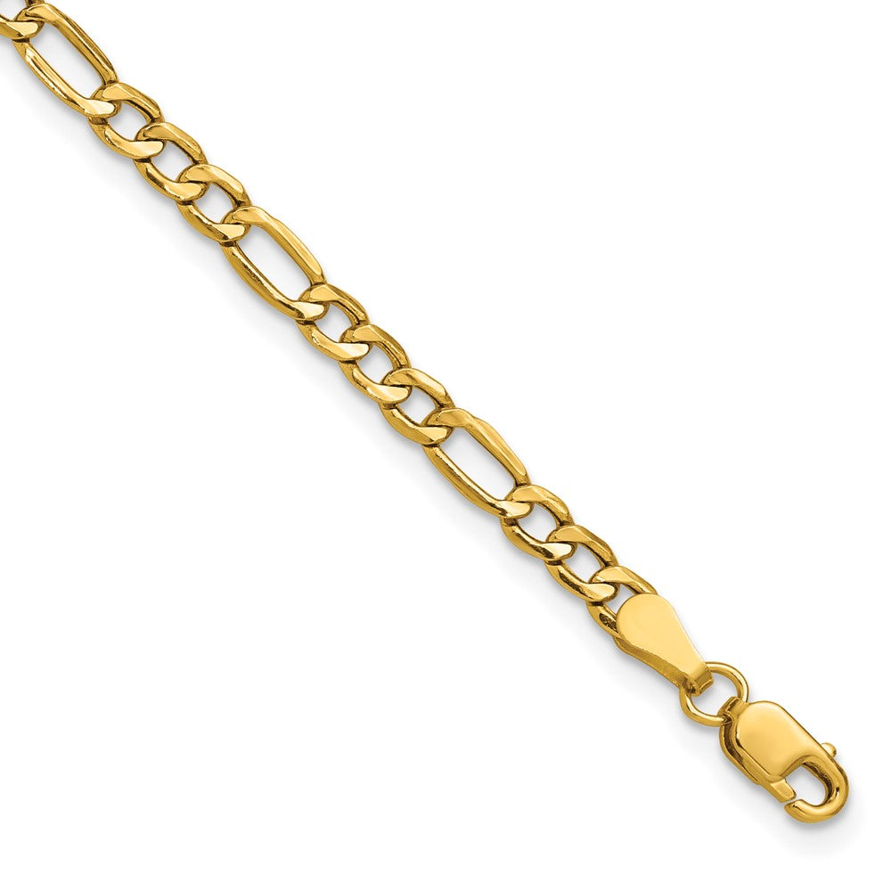 Semi-Solid Figaro with Lobster Clasp Bracelet - WBC