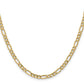 Semi-Solid Figaro with Lobster Clasp Chain - WBC