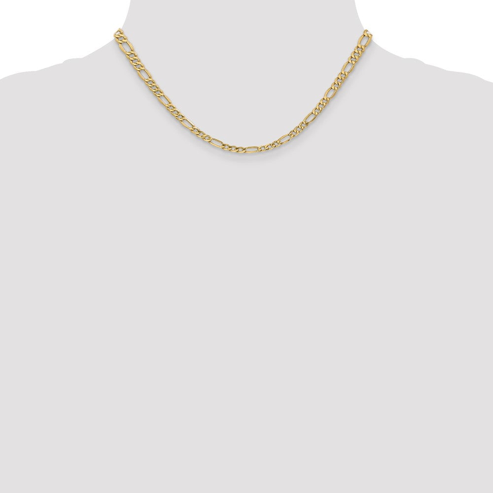 Semi-Solid Figaro with Lobster Clasp Chain - WBC
