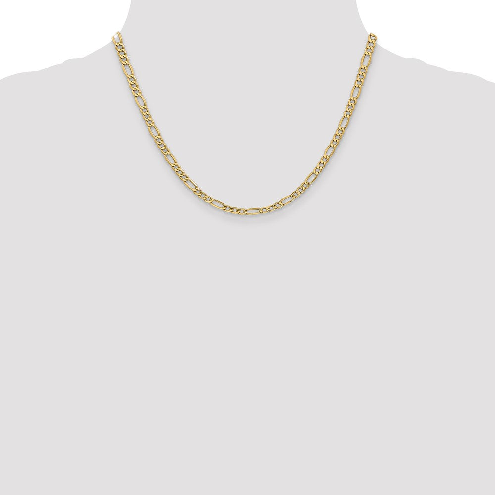 Semi-Solid Figaro with Lobster Clasp Chain - WBC