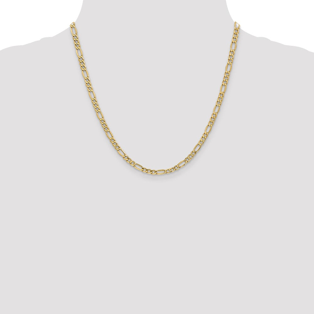 Semi-Solid Figaro with Lobster Clasp Chain - WBC