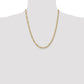 Semi-Solid Figaro with Lobster Clasp Chain - WBC