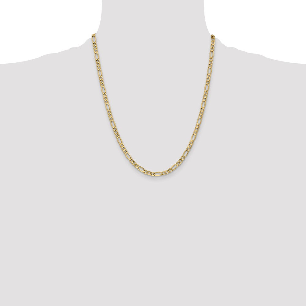 Semi-Solid Figaro with Lobster Clasp Chain - WBC