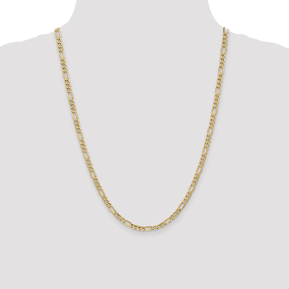 Semi-Solid Figaro with Lobster Clasp Chain - WBC
