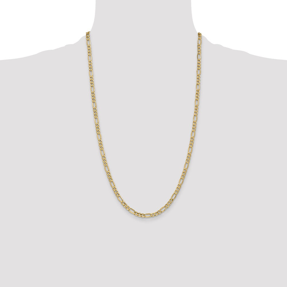 Semi-Solid Figaro with Lobster Clasp Chain - WBC