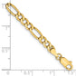 Semi-Solid Figaro with Lobster Clasp Bracelet - WBC