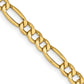 Semi-Solid Figaro with Lobster Clasp Chain - WBC
