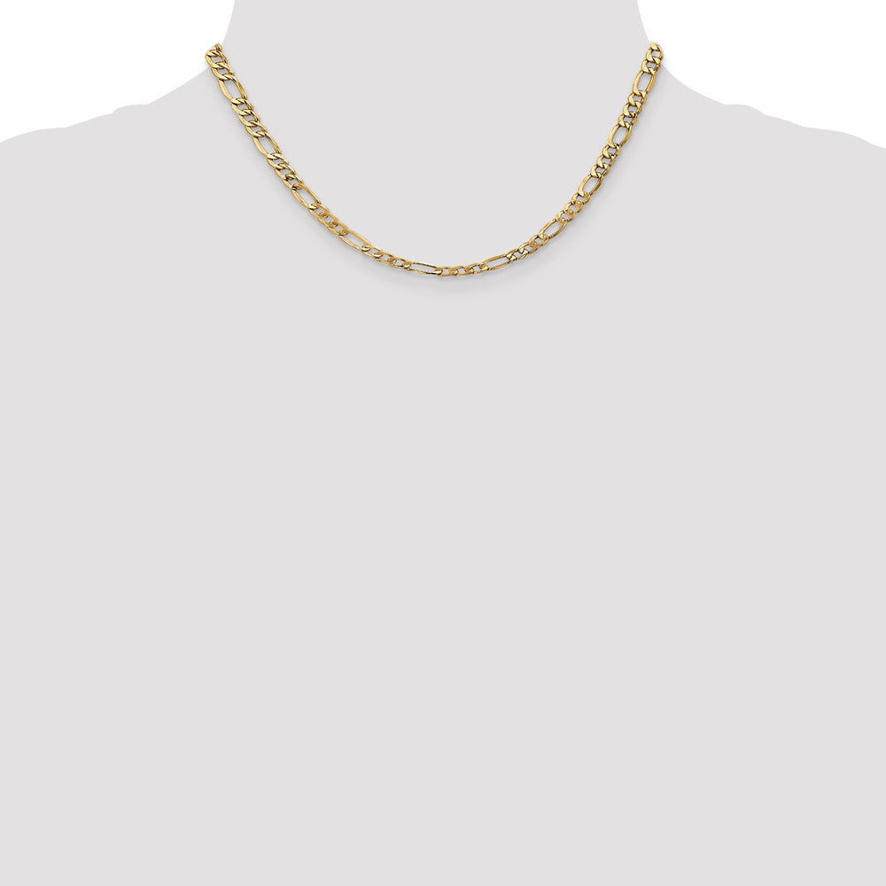Semi-Solid Figaro with Lobster Clasp Chain - WBC