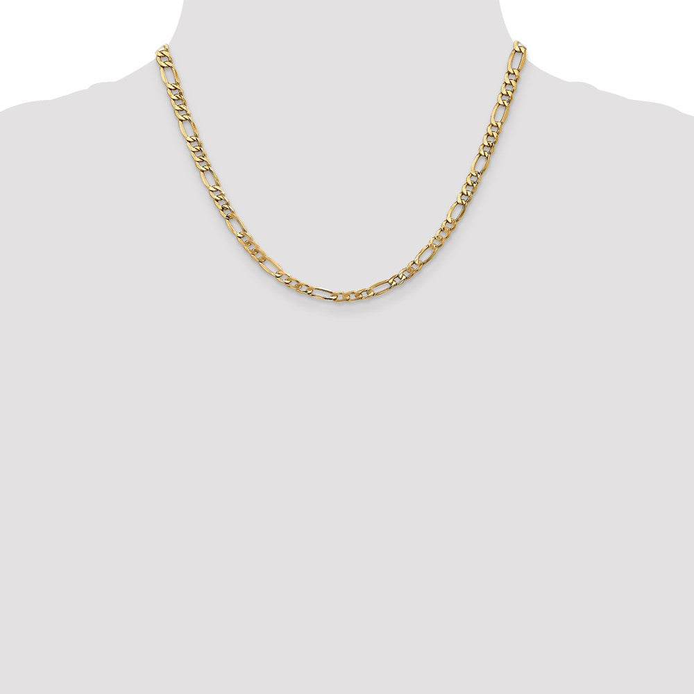 Semi-Solid Figaro with Lobster Clasp Chain - WBC