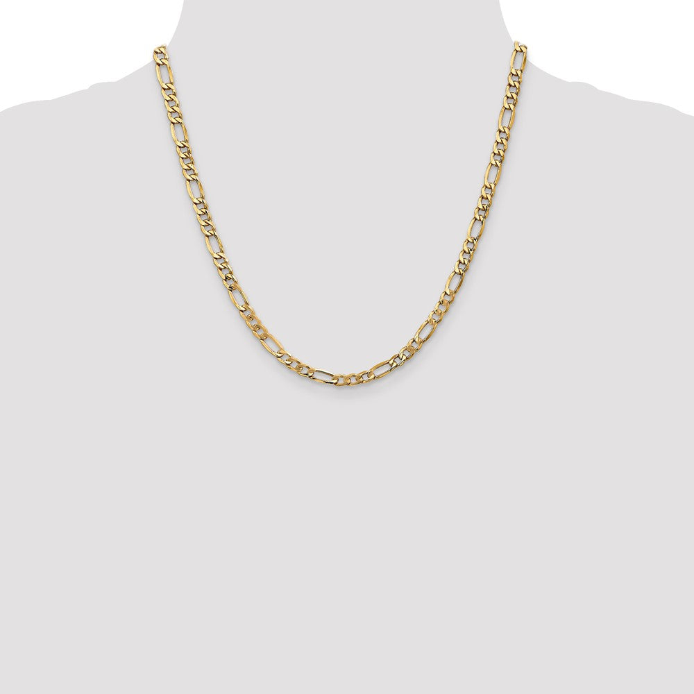 Semi-Solid Figaro with Lobster Clasp Chain - WBC