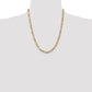 Semi-Solid Figaro with Lobster Clasp Chain - WBC