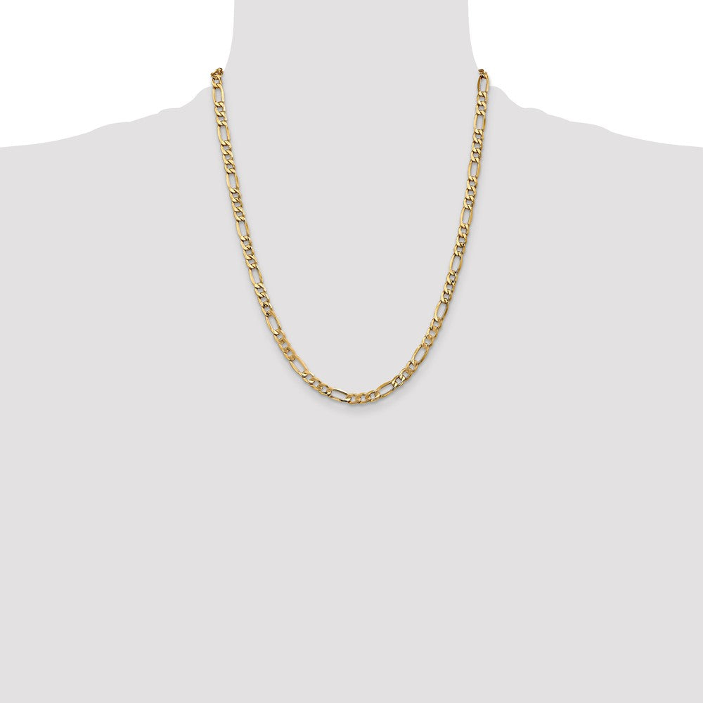 Semi-Solid Figaro with Lobster Clasp Chain - WBC