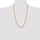 Semi-Solid Figaro with Lobster Clasp Chain - WBC
