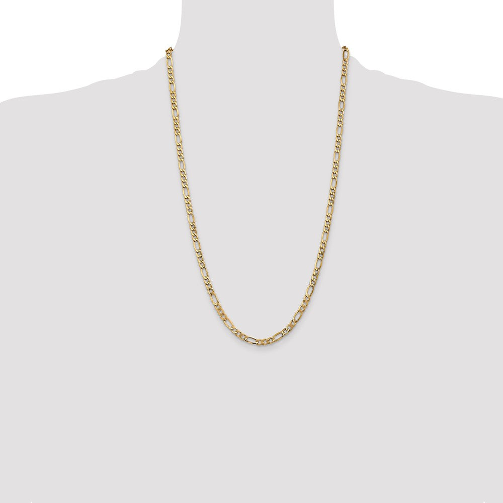 Semi-Solid Figaro with Lobster Clasp Chain - WBC