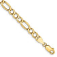 Semi-Solid Figaro with Lobster Clasp Chain - WBC