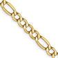 Semi-Solid Figaro with Lobster Clasp Chain - WBC