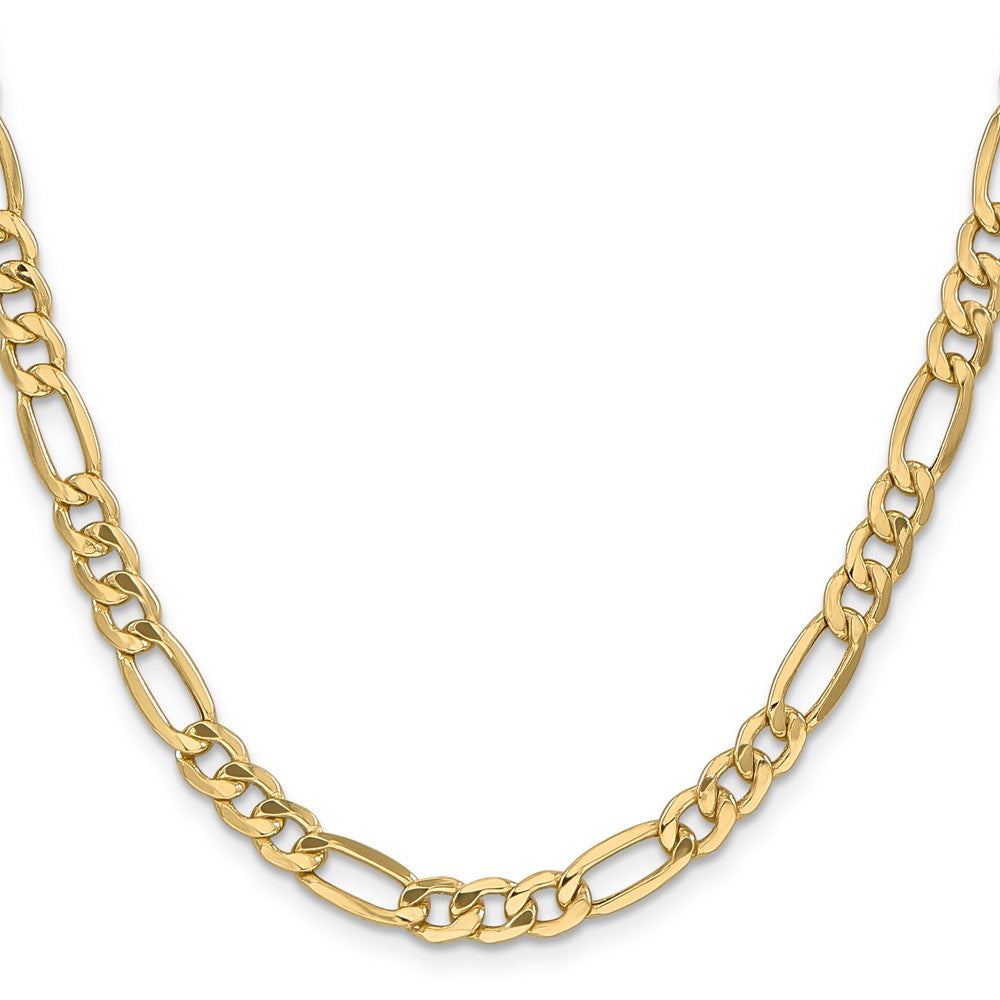 Semi-Solid Figaro with Lobster Clasp Chain - WBC