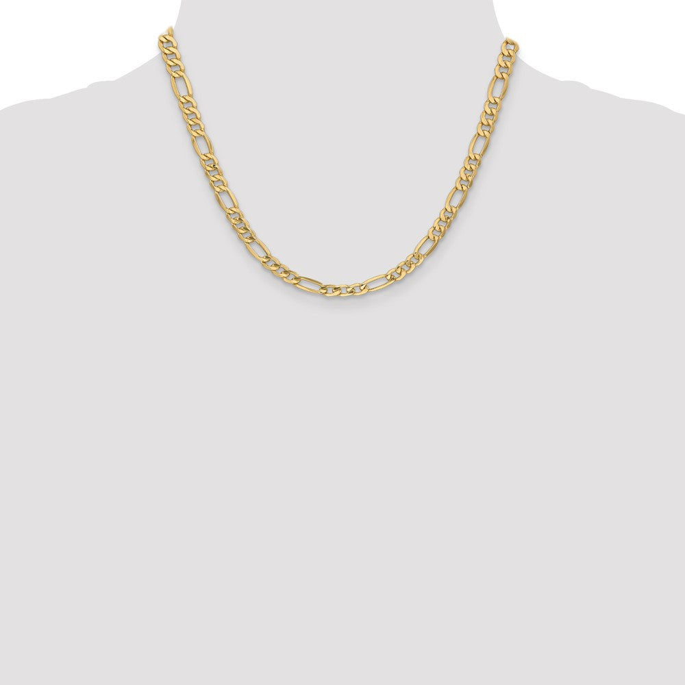 Semi-Solid Figaro with Lobster Clasp Chain - WBC