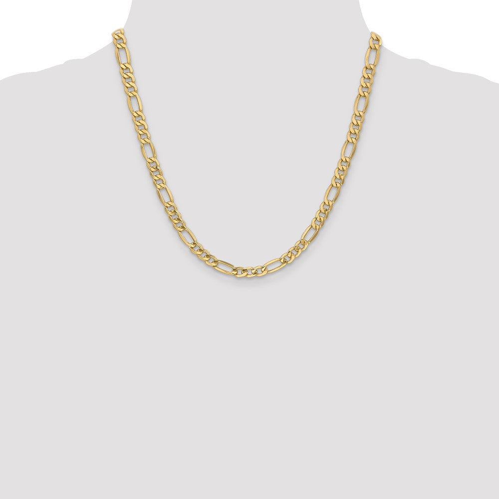 Semi-Solid Figaro with Lobster Clasp Chain - WBC