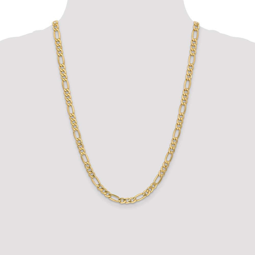 Semi-Solid Figaro with Lobster Clasp Chain - WBC