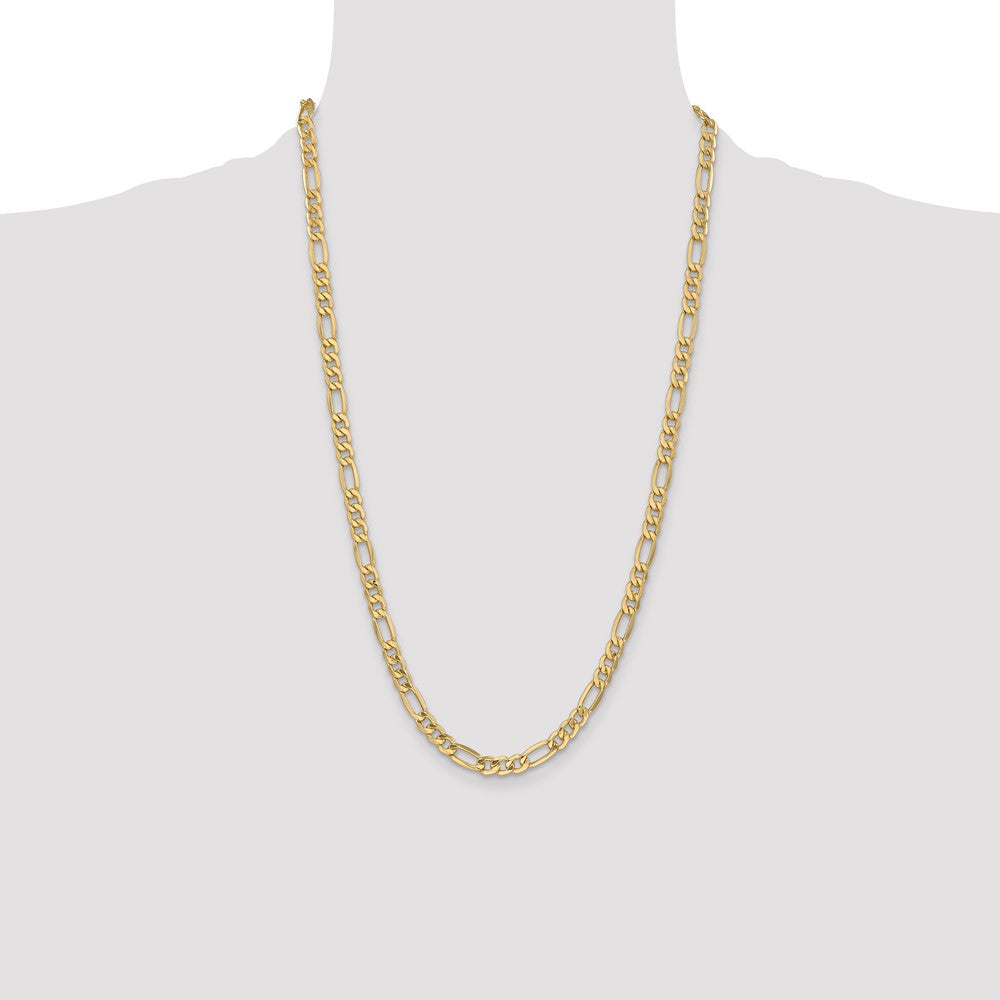 Semi-Solid Figaro with Lobster Clasp Chain - WBC