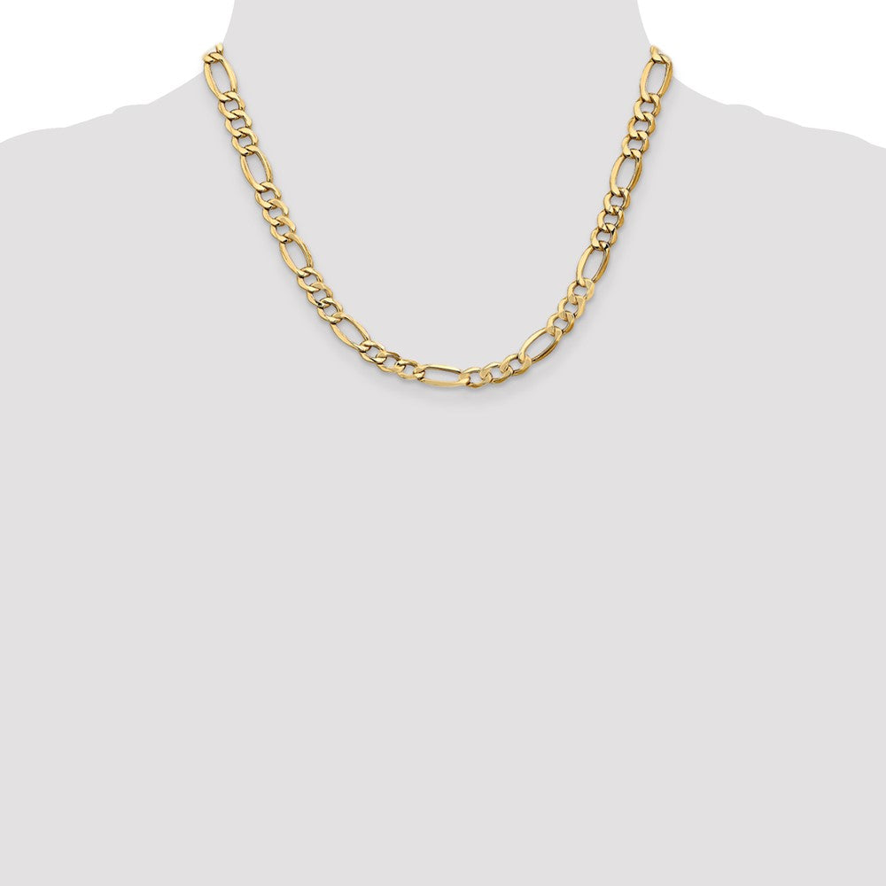 Semi-Solid Figaro with Lobster Clasp Chain - WBC