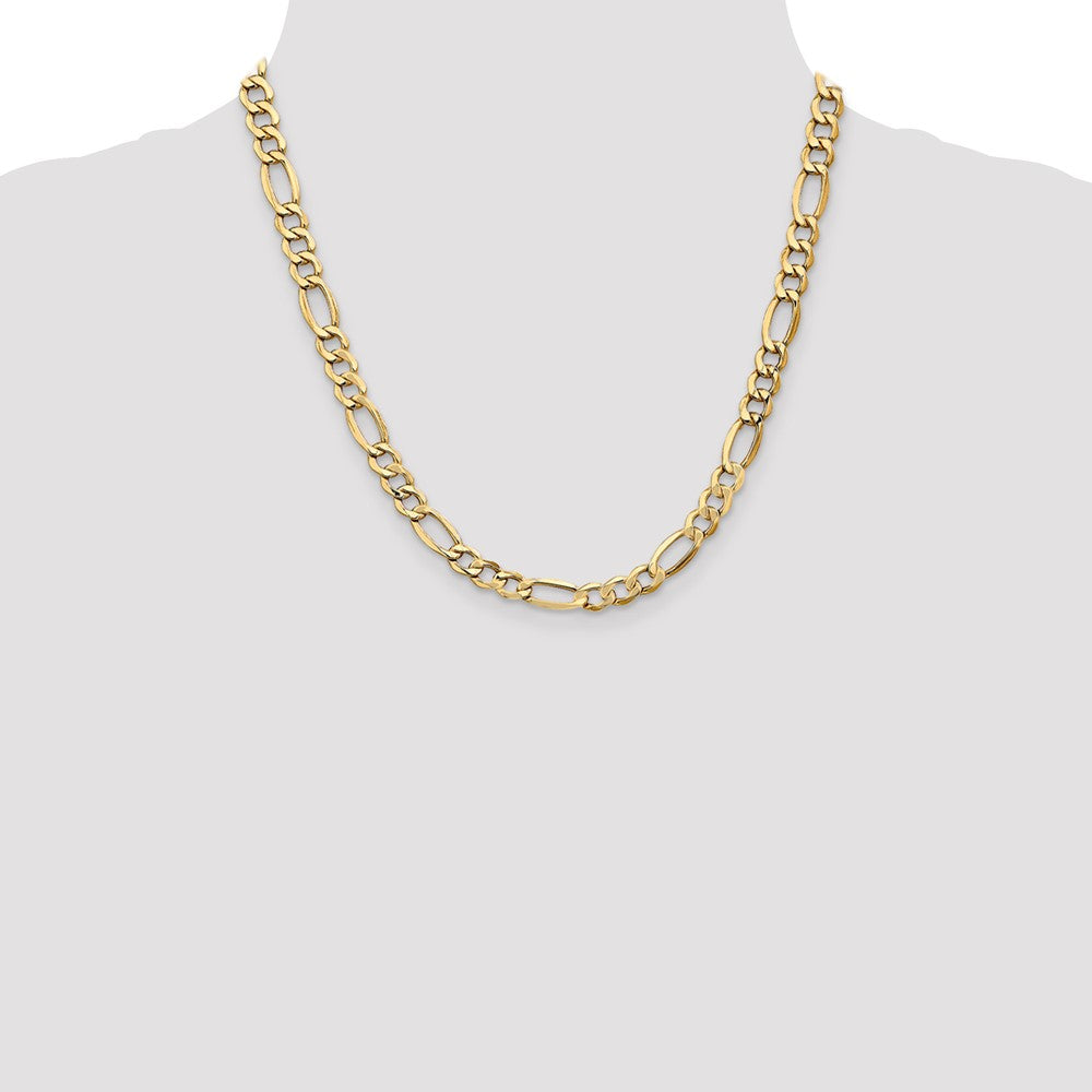 Semi-Solid Figaro with Lobster Clasp Chain - WBC
