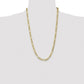 Semi-Solid Figaro with Lobster Clasp Chain - WBC
