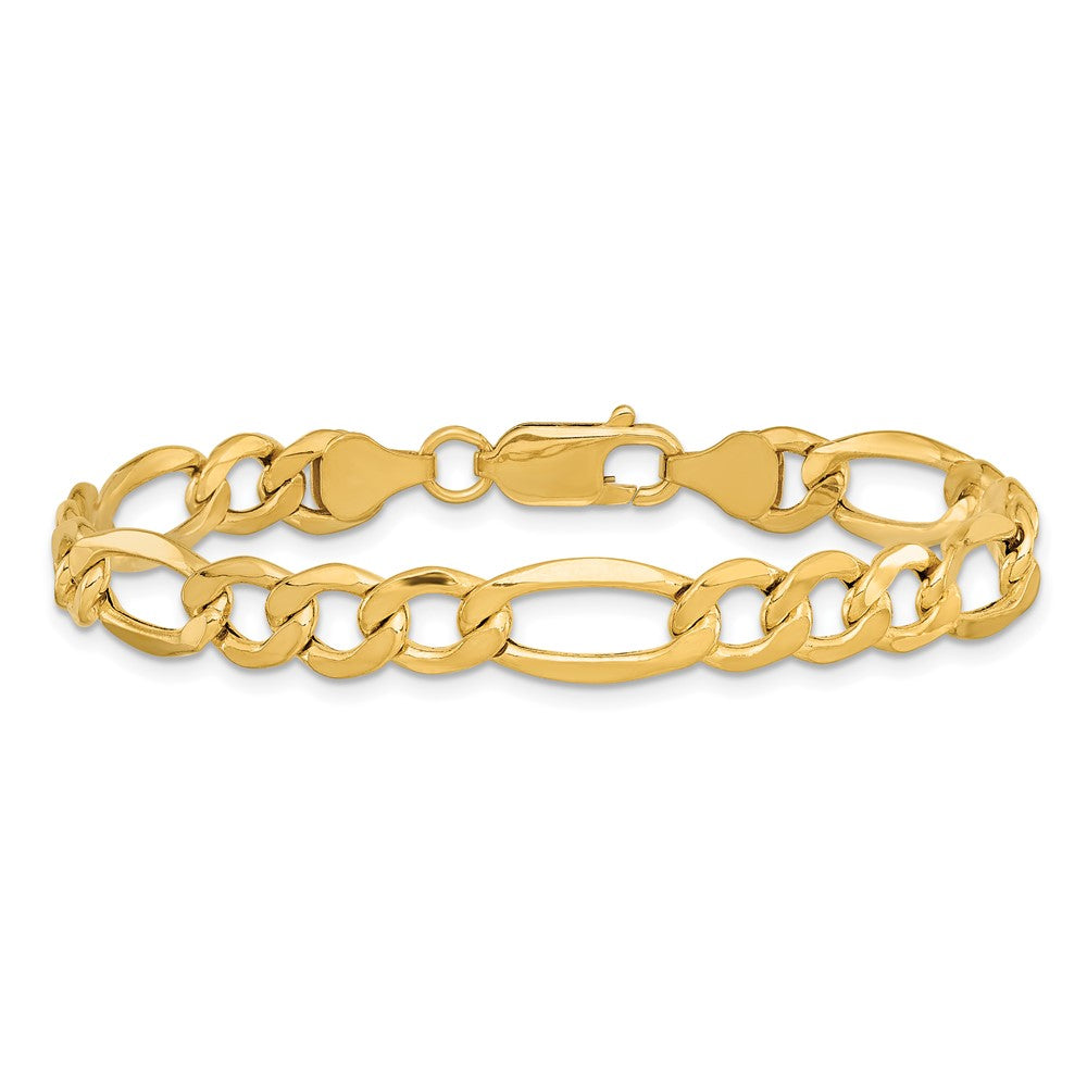 Semi-Solid Figaro with Lobster Clasp Bracelet - WBC