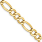 Semi-Solid Figaro with Lobster Clasp Chain - WBC