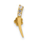 18 Gauge Polished CZ Cartilage Body Jewelry - WBC