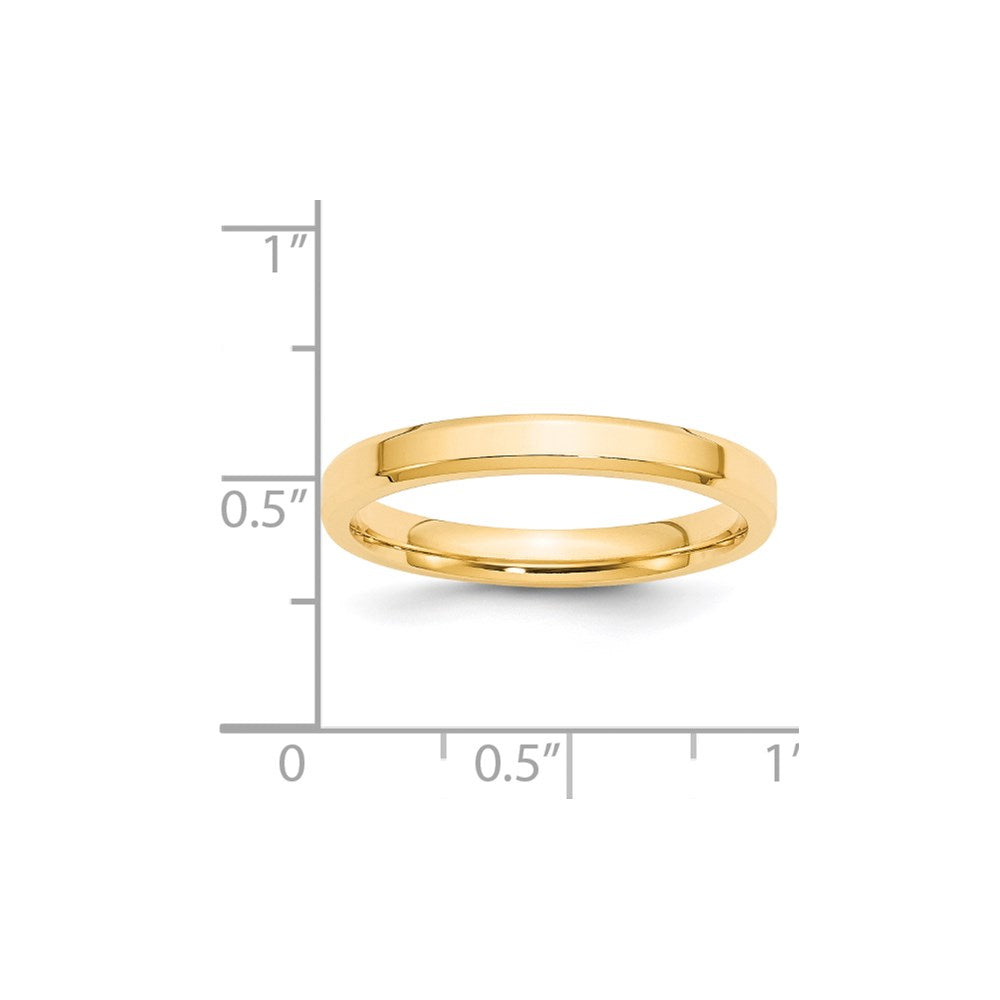 Beveled Edge Comfort Fit Wedding Band - WBC