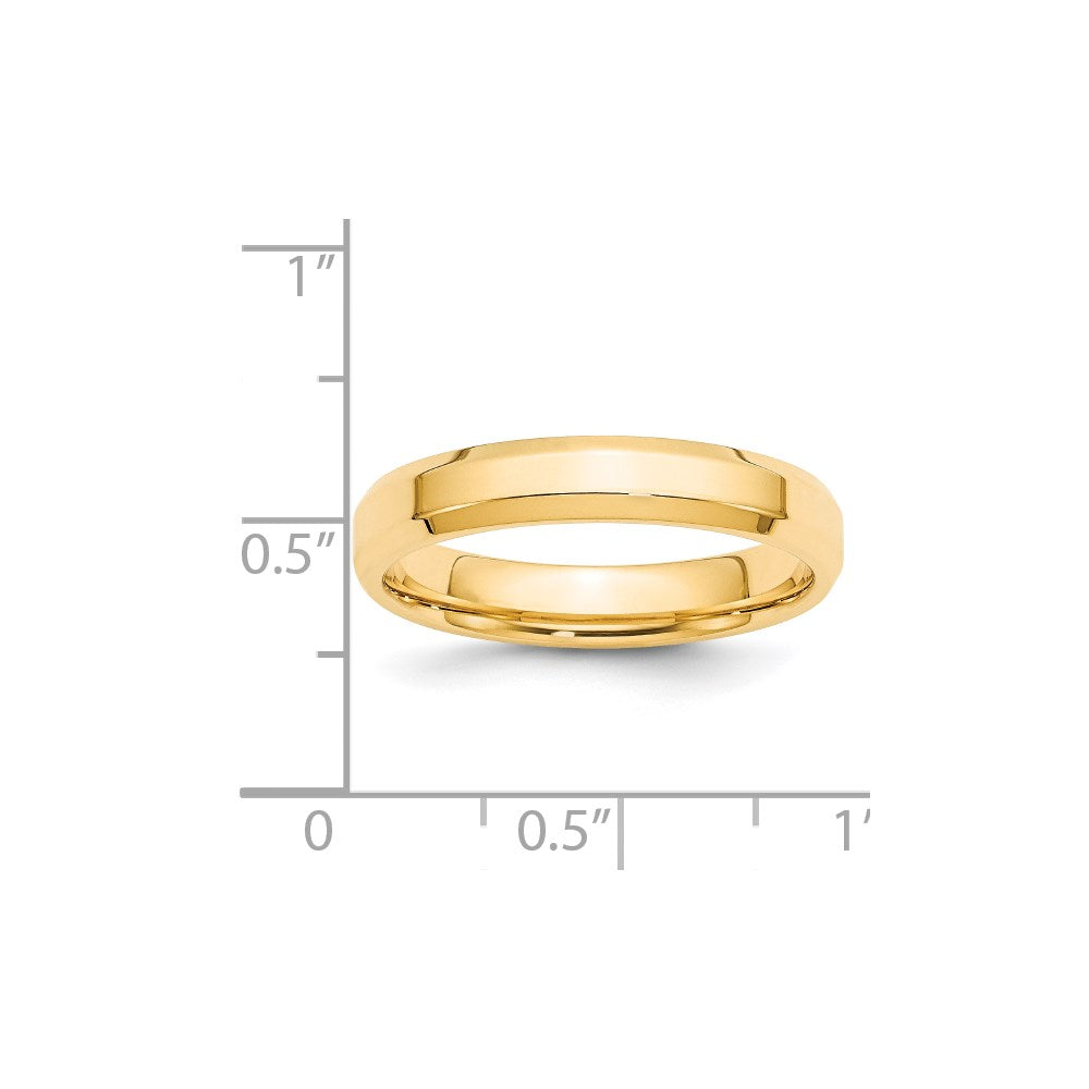 Beveled Edge Comfort Fit Wedding Band - WBC