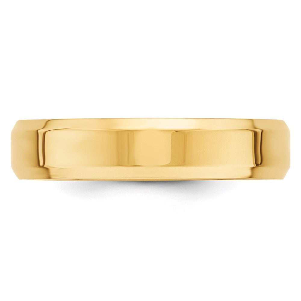 Beveled Edge Comfort Fit Wedding Band - WBC