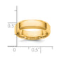 Bevel Edge Comfort Fit Band - WBC