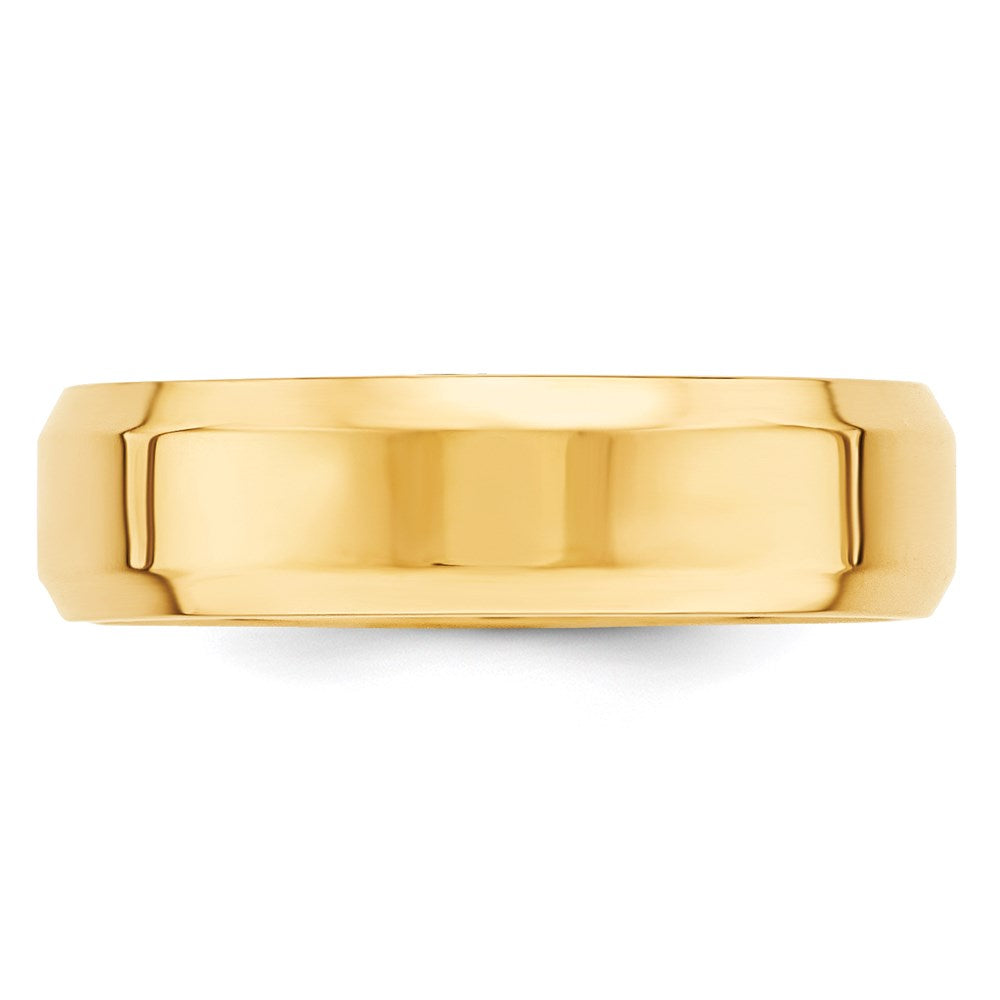 Beveled Edge Comfort Fit Wedding Band - WBC