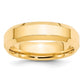 Beveled Edge Comfort Fit Wedding Band - WBC