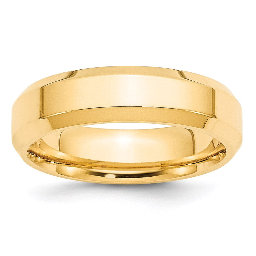 Beveled Edge Comfort Fit Wedding Band - WBC