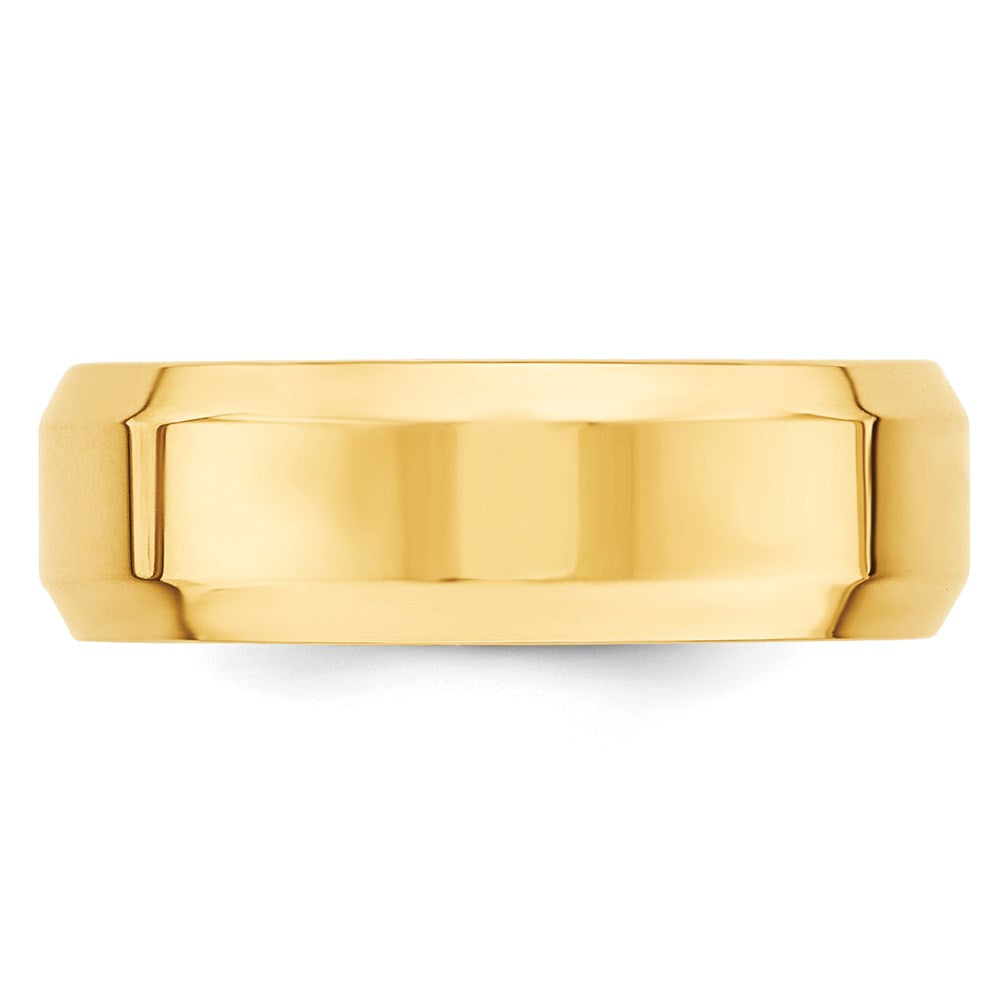 Beveled Edge Comfort Fit Wedding Band - WBC
