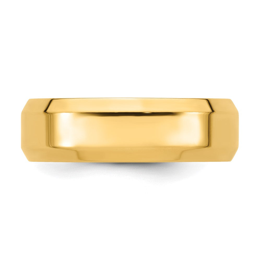 Beveled Edge Comfort Fit Wedding Band - WBC