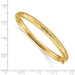 3/16 Florentine Hinged Baby Bangle - WBC