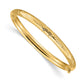 3/16 Florentine Hinged Baby Bangle - WBC