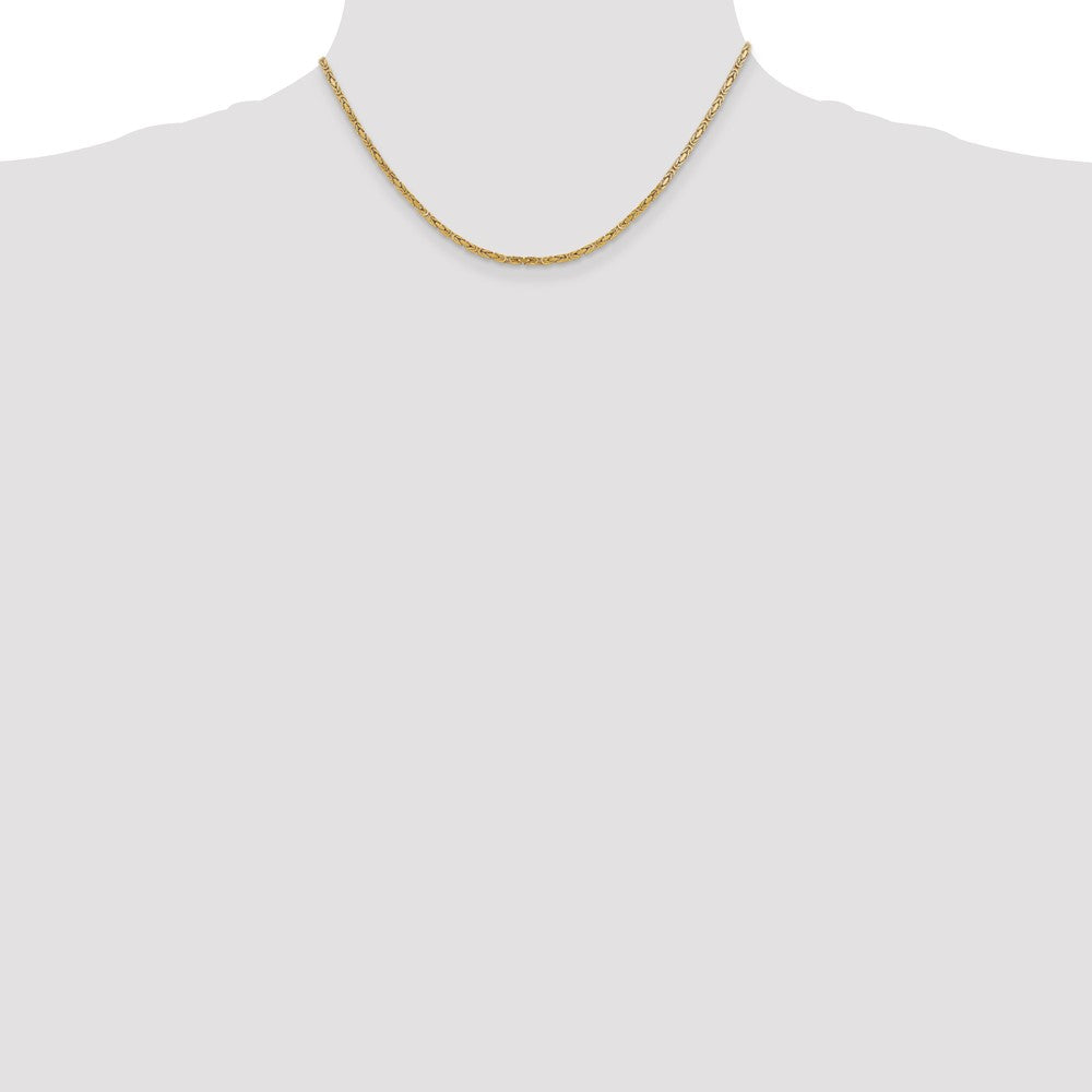 Byzantine with Lobster Clasp Chain - WBC