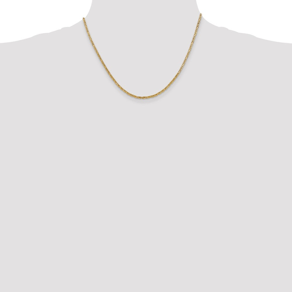 Byzantine with Lobster Clasp Chain - WBC