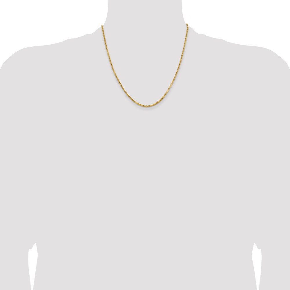 Byzantine with Lobster Clasp Chain - WBC