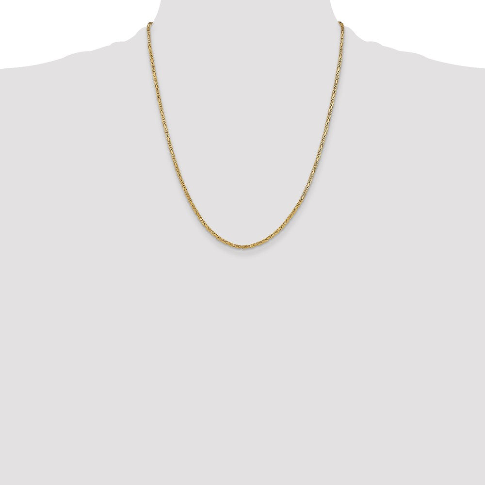 Byzantine with Lobster Clasp Chain - WBC